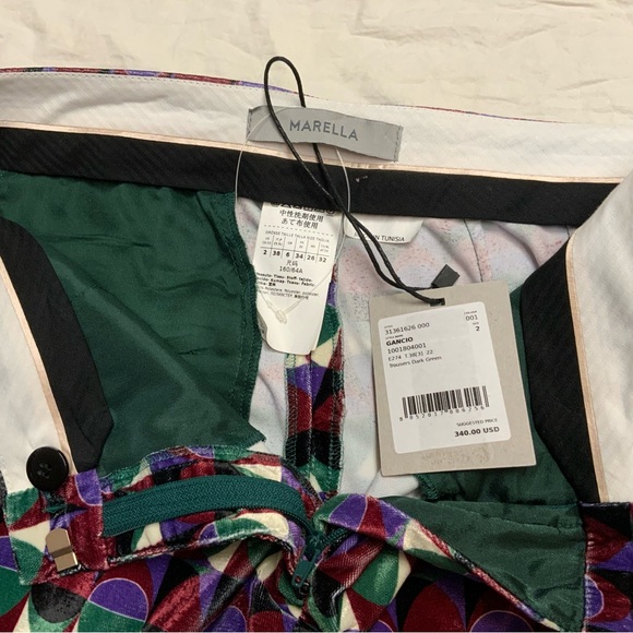 Marella Gancio Velvet Pants Mod Hippie Boho 60’s
Size 2 New With Tags $340 - Picture 9 of 15
